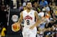 LAS VEGAS, NV - JULY 12: Deron Williams #8 of the US Men's Senior National Team brings the ball down court during a pre-Olympic exhibition game against the Dominican Republic at Thomas & Mack Center on July 12, 2012 in Las Vegas, Nevada. (Photo by David Becker/Getty Images)