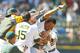 Oakland, who has the second lowest payroll in the league, just finished a four-game sweep of the New York Yankees.