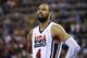 BARCELONA, SPAIN - JULY 22: Tyson Chandler #4 of the US Men's Senior National Team looks on during a Pre-Olympic Men's Exhibition Game between USA and Argentina at Palau Sant Jordi, on July 22, 2012 in Barcelona, Spain. (Photo by David Ramos/Getty Images)
