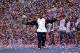 SAN JOSE, CA - JULY 01: John Orozco celebrates in the confetti after being named to the US Gymnastic team going to the 2012 London Olympics at HP Pavilion on July 1, 2012 in San Jose, California. (Photo by Ezra Shaw/Getty Images)