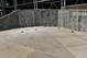 The site where the statue of Joe Paterno stood until this past weekend.