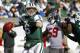 EAST RUTHERFORD, NJ - DECEMBER 24: Mark Sanchez #6 of the New York Jets looks to pass during a game against the New York Giants at MetLife Stadium on December 24, 2011 in East Rutherford. New Jersey. The Giants won 29 - 14. (Photo by Rich Schultz/Getty Images)