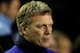 LIVERPOOL, ENGLAND - JANUARY 31: Everton Manager David Moyes looks on prior to the Barclays Premier League match between Everton and Manchester City at Goodison Park on January 31, 2012 in Liverpool, England. (Photo by Alex Livesey/Getty Images)