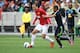 CAPE TOWN, SOUTH AFRICA - JULY 21: Dimitar Berbatov of Manchester United in action during the MTN Football Invitational match between Ajax Cape Town and Manchester United at Cape Town Stadium on July 21, 2012 in Cape Town, South Africa. (Photo by Luke Walker/Gallo Images/Getty Images)