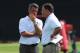 TAMPA, FL - MAY 4: General manager Mark Dominik and coach Greg Schiano of the Tampa Bay Buccaneers watch a rookie practice at the Buccaneers practice facility May 4, 2012 in Tampa, Florida. (Photo by Al Messerschmidt/Getty Images)