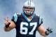 CHARLOTTE, NC - NOVEMBER 13: Ryan Kalil #67 of the Carolina Panthers runs on to the field during player introductions prior to the game against the Tennessee Titans at Bank of America Stadium on November 13, 2011 in Charlotte, North Carolina. The Titans defeated the Panthers 30-3. (Photo by Brian A. Westerholt/Getty Images)