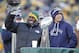 GREEN BAY, WI - FEBRUARY 08: Green Bay Packers wide receivers Donald Driver and Jordy Nelson address the fans during the Packers victory ceremony at Lambeau Field on February 8, 2011 in Green Bay, Wisconsin. (Photo by Matt Ludtke/Getty Images)