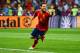 KIEV, UKRAINE - JULY 01: Juan Mata of Spain celebrates after scoring his team's fourth goal during the UEFA EURO 2012 final match between Spain and Italy at the Olympic Stadium on July 1, 2012 in Kiev, Ukraine. (Photo by Laurence Griffiths/Getty Images)