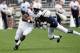 April 21, 2012; University Park, PA, USA; Penn State Nittany Lions tailback Silas Redd (25) in the first half during the spring game at Beaver Stadium. Mandatory Credit: Rob Christy-US PRESSWIRE