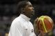 WASHINGTON, DC - JULY 16: Kevin Durant #5 of the US Men's Senior National Team warms up before playing Brazil during a pre-Olympic exhibition basketball game at the Verizon Center on July 16, 2012 in Washington, DC. the US Senior Men's National Team won, 80-69. (Photo by Patrick Smith/Getty Images) *** Kevin Durant