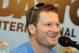 Dale Earnhardt Jr. talks to media at Daytona. Credit: David Yeazell