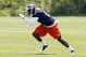 May 23, 2012; Lake Forest, IL, USA; Chicago Bears receiver Alshon Jeffery runs a route during organized team activities at Halas Hall. Mandatory Credit: Jerry Lai-US PRESSWIRE