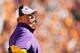LSU head coach Les Miles.
