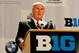 July 26, 2012; Chicago, IL, USA; Big Ten commissioner Jim Delany speaks during the Big Ten media day at the McCormick Place Convention Center. Mandatory Credit: Reid Compton-US PRESSWIRE