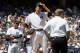 NEW YORK, NY - JUNE 27: Andy Pettitte #46 of the New York Yankees stands on the mound he is checked on after he was hit with a batted ball in the fifth inning against the Cleveland Indians at Yankee Stadium on June 27, 2012 in the Bronx borough of New York City. (Photo by Jim McIsaac/Getty Images)