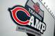 Jul 26, 2012; Bourbonnais, IL, USA; Chicago Bears training camp logo during the opening day of training camp at Olivet Nazarene University. Mandatory Credit: Bradley Leeb-US PRESSWIRE