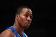 NEW YORK, NY - MARCH 28: Dwight Howard #12 of the Orlando Magic looks on against the New York Knicks at Madison Square Garden on March 28, 2012 in New York City. NOTE TO USER: User expressly acknowledges and agrees that, by downloading and/or using this Photograph, user is consenting to the terms and conditions of the Getty Images License Agreement. (Photo by Chris Trotman/Getty Images)