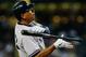 SEATTLE, WA - JULY 24: Alex Rodriguez #13 of the New York Yankees recoils after being hit with a pitch by starting pitcher Felix Hernandez of the Seattle Mariners at Safeco Field on July 24, 2012 in Seattle, Washington. Rodriguez was removed from the game. (Photo by Otto Greule Jr/Getty Images)