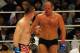 Both Fedor Emelianenko (right) and Mirko Cro Cop (left) have felt the ups and downs of MMA's strict grading scale.
