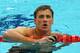 LONDON, ENGLAND - JULY 28: Ryan Lochte of the United States looks on after he won the Final of the Men's 400m Individual Medley on Day 1 of the London 2012 Olympic Games at the Aquatics Centre on July 28, 2012 in London, England. (Photo by Cameron Spencer/Getty Images)