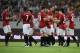 SHANGHAI, CHINA - JULY 25: Players of Manchester United congratulate teammate Shinji Kagawa (2-R) on his goal during the Friendly Match between Shanghai Shenhua and Manchester United at Shanghai Stadium on July 25, 2012 in Shanghai, China. (Photo by Hong Wu/Getty Images)