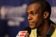 MIAMI, FL - JUNE 09: Rajon Rondo #9 of the Boston Celtics speaks with the media after losing to the Miami Heat in Game Seven of the Eastern Conference Finals in the 2012 NBA Playoffs at American Airlines Arena on June 9, 2012 in Miami, Florida. (Photo by Mike Ehrmann/Getty Images)