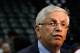 ATLANTA, GA - FEBRUARY 08: NBA Commissioner David Stern speaks with the media prior to the game between the Indiana Pacers and the Atlanta Hawks at Philips Arena on February 8, 2012 in Atlanta, Georgia. NOTE TO USER: User expressly acknowledges and agrees that, by downloading and or using this photograph, User is consenting to the terms and conditions of the Getty Images License Agreement. (Photo by Kevin C. Cox/Getty Images)