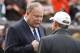 CLEVELAND - NOVEMBER 14: Owner Woody Johnson of the New York Jets talks with general manager Mike Holmgren of the Cleveland Browns prior to the start of their game at Cleveland Browns Stadium on November 14, 2010 in Cleveland, Ohio. (Photo by Matt Sullivan/Getty Images)