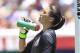 Hope Solo, cooling down.