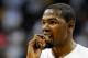 LAS VEGAS, NV - JULY 12: Kevin Durant #5 of the US Men's Senior National Team looks on during a pre-Olympic exhibition game against the Dominican Republic at Thomas & Mack Center on July 12, 2012 in Las Vegas, Nevada. (Photo by David Becker/Getty Images)