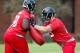 The Falcons held back-to-back padded practices on Sunday and Monday.