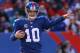 EAST RUTHERFORD, NJ - OCTOBER 30: Eli Manning #10 of the New York Giants against the Miami Dolphins at MetLife Stadium on October 30, 2011 in East Rutherford, New Jersey. (Photo by Nick Laham/Getty Images)