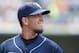 CLEVELAND, OH - JULY 8: Starting pitcher James Shields #33 of the Tampa Bay Rays reacts after giving up two runs during the third inning against the Cleveland Indians at Progressive Field on July 8, 2012 in Cleveland, Ohio. (Photo by Jason Miller/Getty Images)