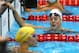 LONDON, ENGLAND - JULY 30: Allison Schmitt of the United States competed in heat 5 of the Women's 200m Freestyle on Day 3 of the London 2012 Olympic Games at the Aquatics Centre on July 30, 2012 in London, England. (Photo by Al Bello/Getty Images)