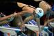OMAHA, NE - JUNE 29: Natalie Coughlin dives off of the starting block at the start of preliminary heat 13 of the Women's 100 m Freestyle during Day Five of the 2012 U.S. Olympic Swimming Team Trials at CenturyLink Center on June 29, 2012 in Omaha, Nebraska. (Photo by Jamie Squire/Getty Images)