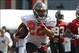 July 27, 2012; Tampa, FL, USA; Tampa Bay Buccaneers running back Doug Martin (22) runs with the ball during training camp at One Buc Place. Mandatory Credit: Kim Klement-US PRESSWIRE