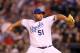 KANSAS CITY, MO - MAY 08: Jonathan Broxton #51 of the Kansas City Royals pitches during the game against the Boston Red Sox on May 8, 2012 at Kauffman Stadium in Kansas City, Missouri. (Photo by Jamie Squire/Getty Images)