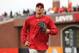 August 4, 2011; San Francisco, CA, USA; Philadelphia Phillies outfielder Hunter Pence (3) jogs on the field before the start of the game against the San Francisco Giants at AT&T Park. Mandatory Credit: Cary Edmondson-US PRESSWIRE