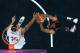 LONDON, ENGLAND - JULY 31: Anthony Davis #14 of United States dunks over Salah Mejri #15 of Tunisia during the Men's Basketball Preliminary Round match on Day 4 of the London 2012 Olympic Games at Basketball Arena on July 31, 2012 in London, England. (Photo by Ian Walton/Getty Images)