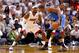 MIAMI, FL - JUNE 17: LeBron James #6 of the Miami Heat defends in the first quarter against Kevin Durant #35 of the Oklahoma City Thunder in Game Three of the 2012 NBA Finals on June 17, 2012 at American Airlines Arena in Miami, Florida. NOTE TO USER: User expressly acknowledges and agrees that, by downloading and or using this photograph, User is consenting to the terms and conditions of the Getty Images License Agreement. (Photo by Mike Ehrmann/Getty Images)