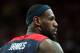 LONDON, ENGLAND - JULY 31: Lebron James #6 of United States looks on against Tunisia during the Men's Basketball Preliminary Round match on Day 4 of the London 2012 Olympic Games at Basketball Arena on July 31, 2012 in London, England. (Photo by Christian Petersen/Getty Images)