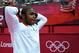 LONDON, ENGLAND - JULY 30: John Orozco of the United States reacts after the end of the Artistic Gymnastics Men's Team final on Day 3 of the London 2012 Olympic Games at North Greenwich Arena on July 30, 2012 in London, England. (Photo by Ronald Martinez/Getty Images)