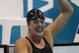 LONDON, ENGLAND - JULY 31: Allison Schmitt of the United States celebrates after winning gold in the Women's 200m Freestyle final on Day 4 of the London 2012 Olympic Games at the Aquatics Centre on July 31, 2012 in London, England. (Photo by Clive Rose/Getty Images)