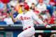 PHILADELPHIA, PA - JUNE 26: Hunter Pence #3 of the Philadelphia Phillies hits a triple in the first inning of the game against the Pittsburgh Pirates at Citizens Bank Park on June 26, 2012 in Philadelphia, Pennsylvania. (Photo by Brian Garfinkel/Getty Images)