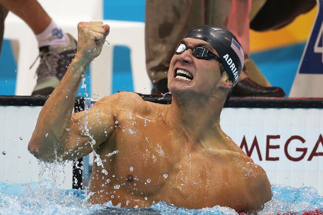 Punch that air, Nathan Adrian.