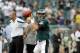 PHILADELPHIA, PA - SEPTEMBER 25: Quarterback Mike Kafka #3 of the Philadelphia Eagles warms up before the start of their game against the New York Giants at Lincoln Financial Field on September 25, 2011 in Philadelphia, Pennsylvania. (Photo by Rob Carr/Getty Images)