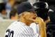 NEW YORK, NY - JULY 31: Manager Joe Girardi of the New York Yankees looks on in the seventh inning against the Baltimore Orioles at Yankee Stadium on July 31, 2012 in the Bronx borough of New York City. (Photo by Jim McIsaac/Getty Images)