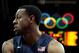 LONDON, ENGLAND - JULY 31: Andre Iguodala #9 of United States looks on while taking on Tunisia during the Men's Basketball Preliminary Round match on Day 4 of the London 2012 Olympic Games at Basketball Arena on July 31, 2012 in London, England. (Photo by Christian Petersen/Getty Images)