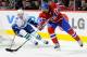 MONTREAL, CANADA - DECEMBER 8: P.K. Subban #76 of the Montreal Canadiens passes the puck while being chased by Daniel Sedin #22 of the Vancouver Canucks during the NHL game at the Bell Centre on December 8, 2011 in Montreal, Quebec, Canada. (Photo by Richard Wolowicz/Getty Images)