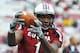 COLUMBIA, SC - SEPTEMBER 17: Wide receiver Alshon Jeffrey #1 of the South Carolina Gamecocks grabs a warmup pass against the Navy Midshipmen September 17, 2011 at Williams-Brice Stadium in Columbia, South Carolina. (Photo by Al Messerschmidt/Getty Images)